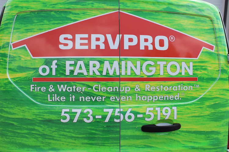 Contractor SERVPRO of Farmington in Farmington MO