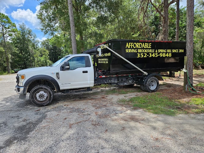 Contractor Affordable Hauling Dumpster Service in Brooksville FL