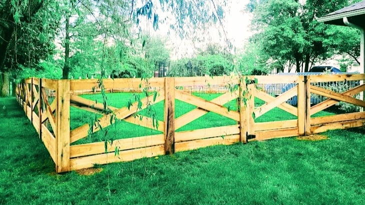 American blue ox fence company professional commercial fencing contractors