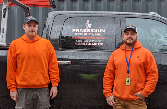 Contractor Praesidium Security Inc. in Uxbridge MA