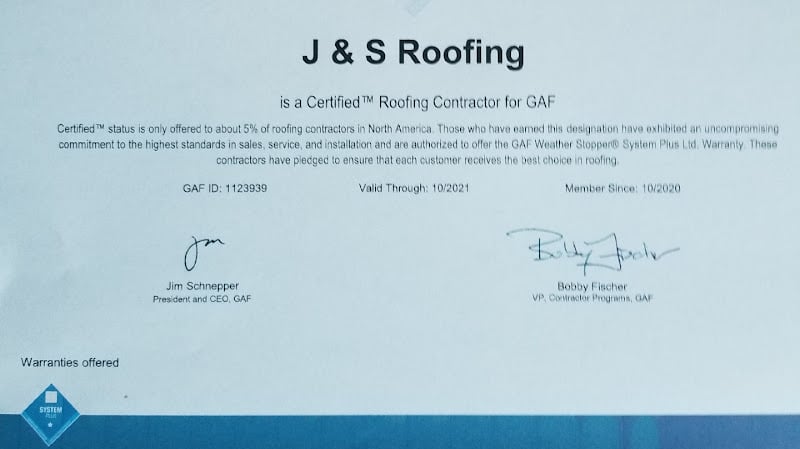 J & S Roofing