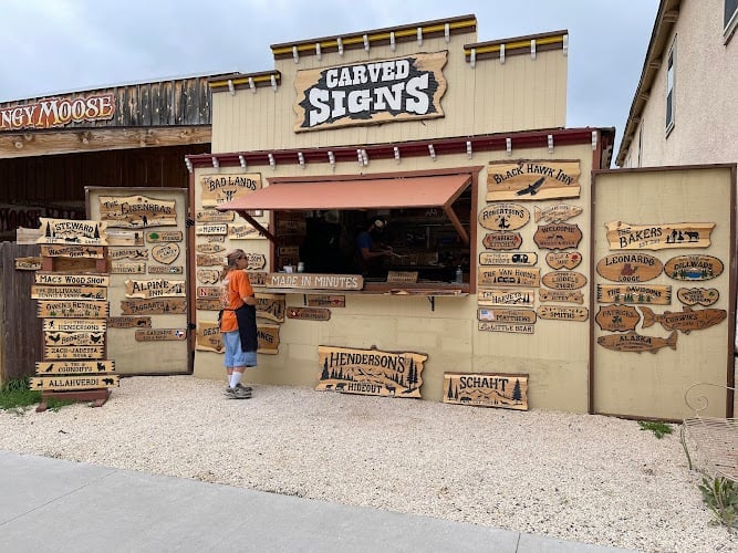 Black Hills Carved Signs