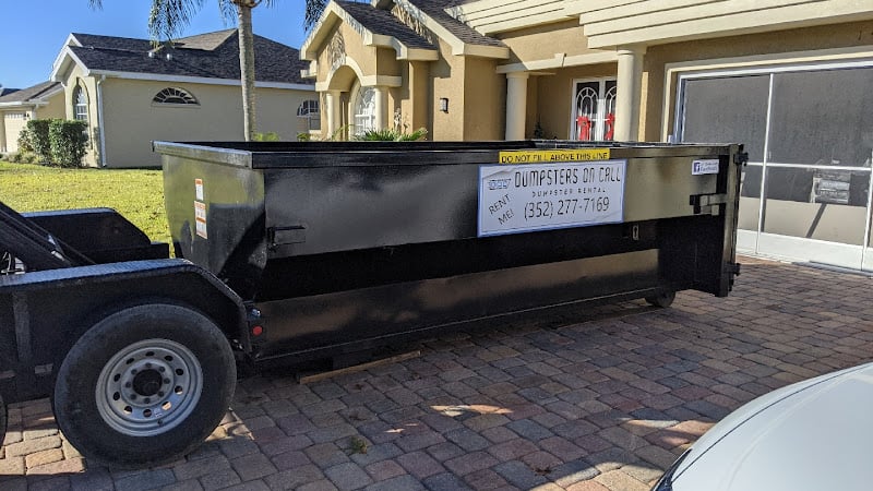 Contractor Dumpsters On Call Dumpster Rental in Brooksville FL