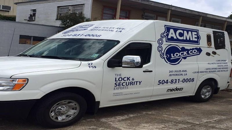 Contractor ACME Lock Co in New Orleans LA