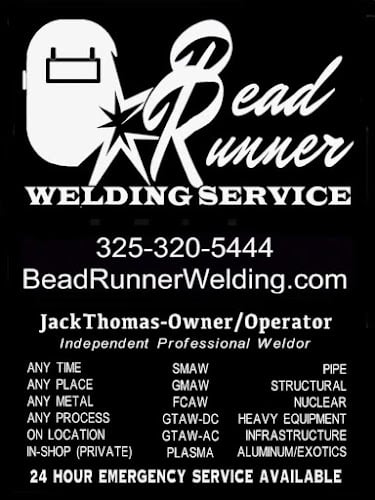 Contractor Bead Runner Welding Service in Abilene TX