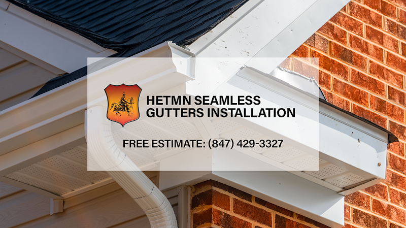 Contractor HETMN Seamless Gutters Installation in Buffalo Grove IL