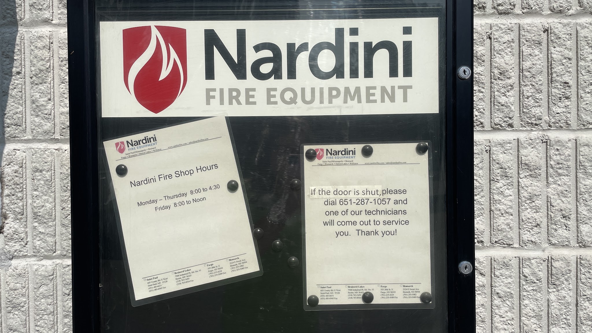 Contractor Nardini Fire Equipment, A Pye-Barker Fire & Safety Company in Shoreview MN