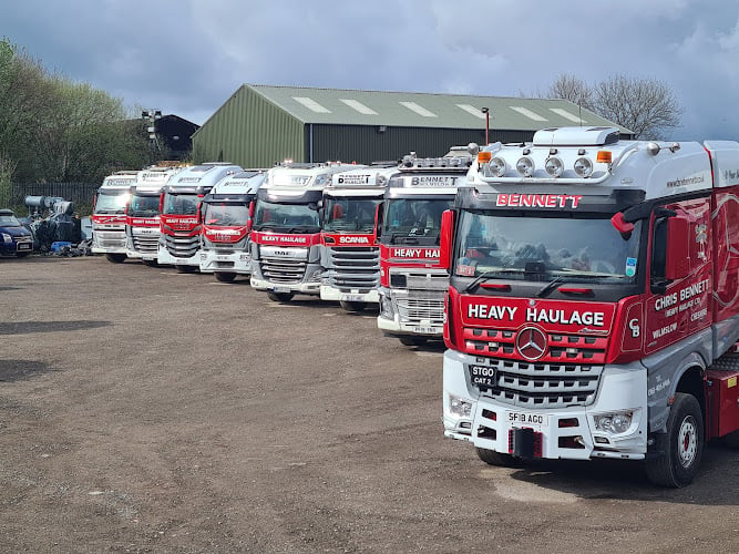 Contractor Chris Bennett Heavy Haulage Ltd in Stockport England