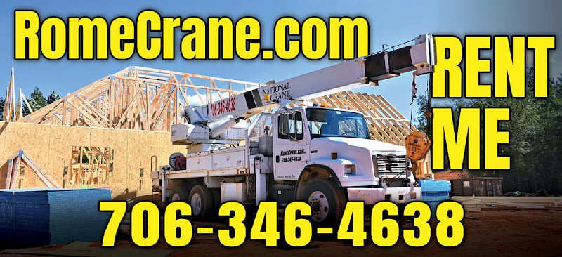 Contractor Boom Truck Rental - Rome, GA in Kingston GA