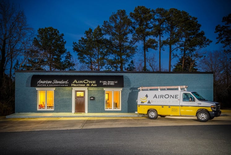 Contractor AirOne Heating & Air By Lowell Brannan LLC in Anderson SC